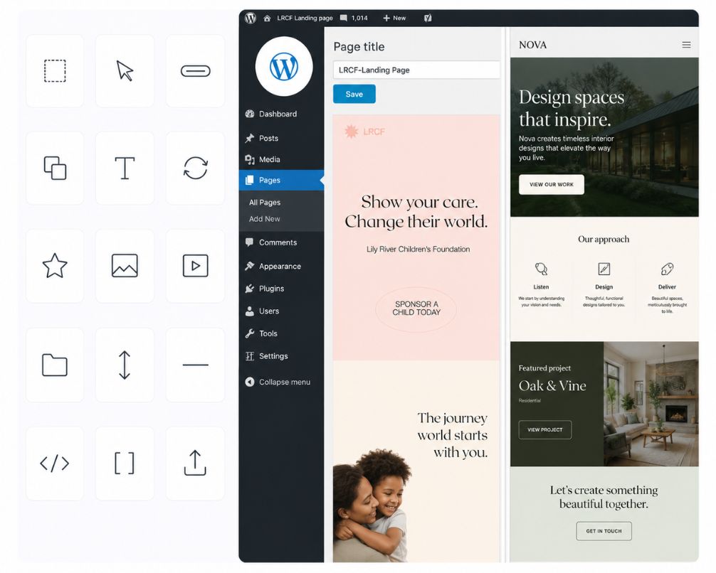 Flawless Canva to WordPress conversions